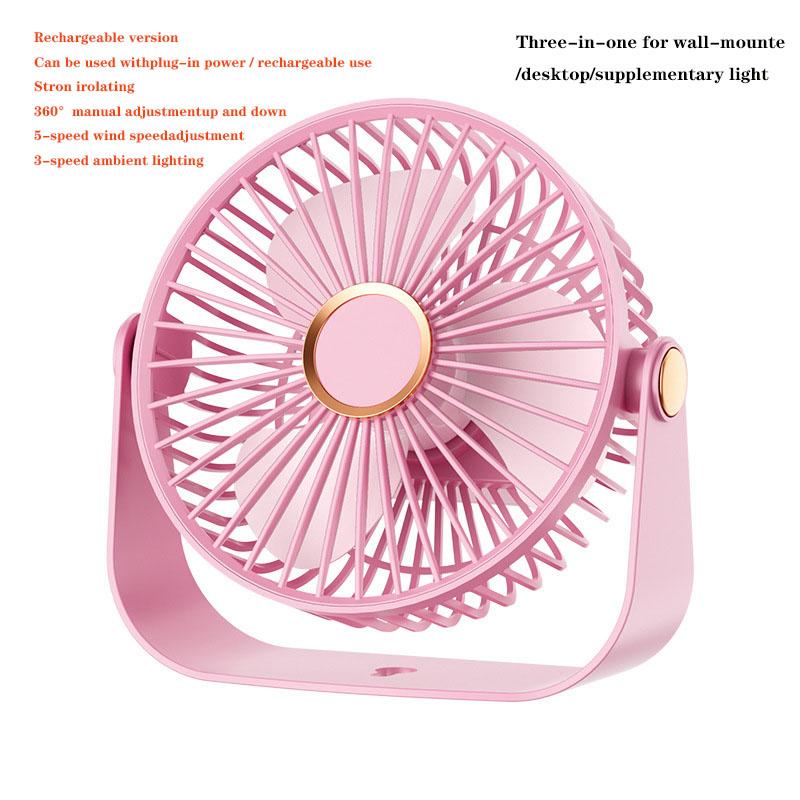 Multifunctional Electric Fan Wireless Portable Air Circulator Fan 4000mah Desktop Wall Ceiling Air Cooling Home Quiet Ventilator