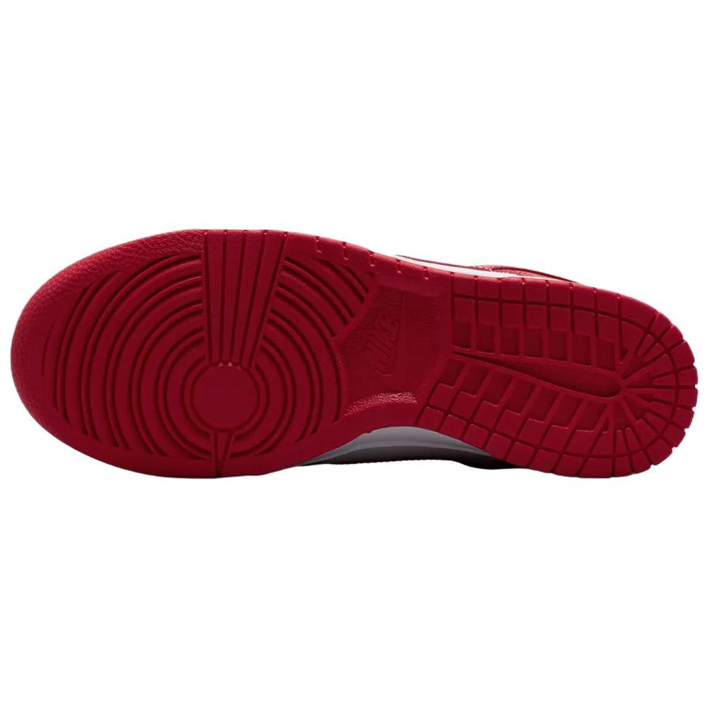 Nike Dunk Skateboard Shoes Women's Low Top White Red IV5104-101