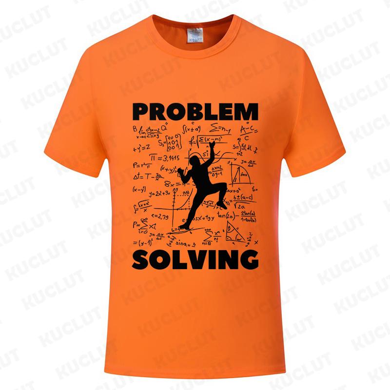 Rock Climbing T Shirt for Women Men Bouldering Tees Problem Solving Math Tops Sport Climber Tshirt Short Sleeve Unisex Clothing