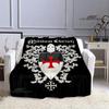 Kreuzzug Kreuz Templer Ritter Bedruckte Decke Flansch warme Decke Bettwäsche Picknickdecken Home Travel Born Geburtstagsgeschenk
