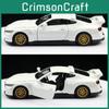 Simulation White Alloy Racing Car Model Children Toy For Display And Play
