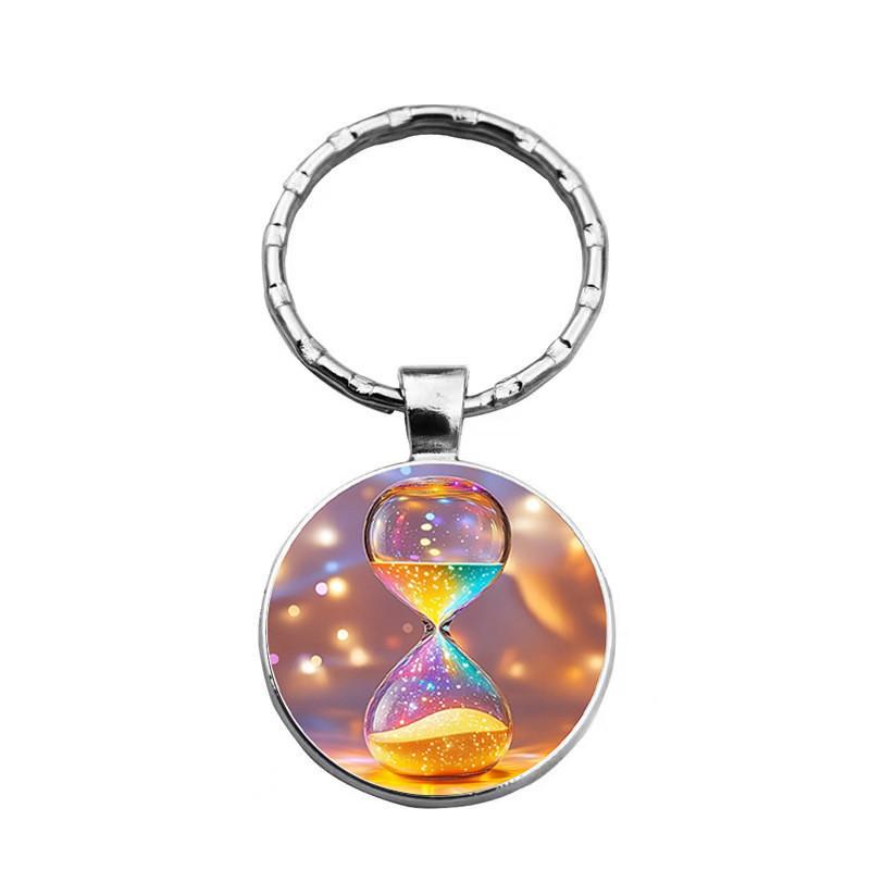 

Elegant Colorful Sand Timer Keyring With Alloy Frame And Cute Style For Gift And Accessories