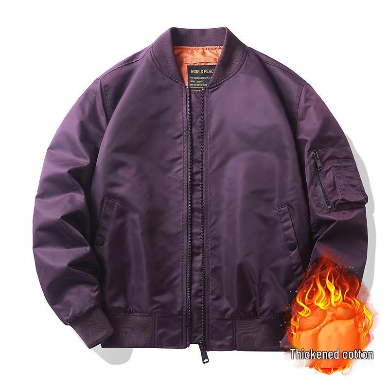 Spring & Autumn MA-1 Men's Pilot Jacket: Loose Fit Flight Style