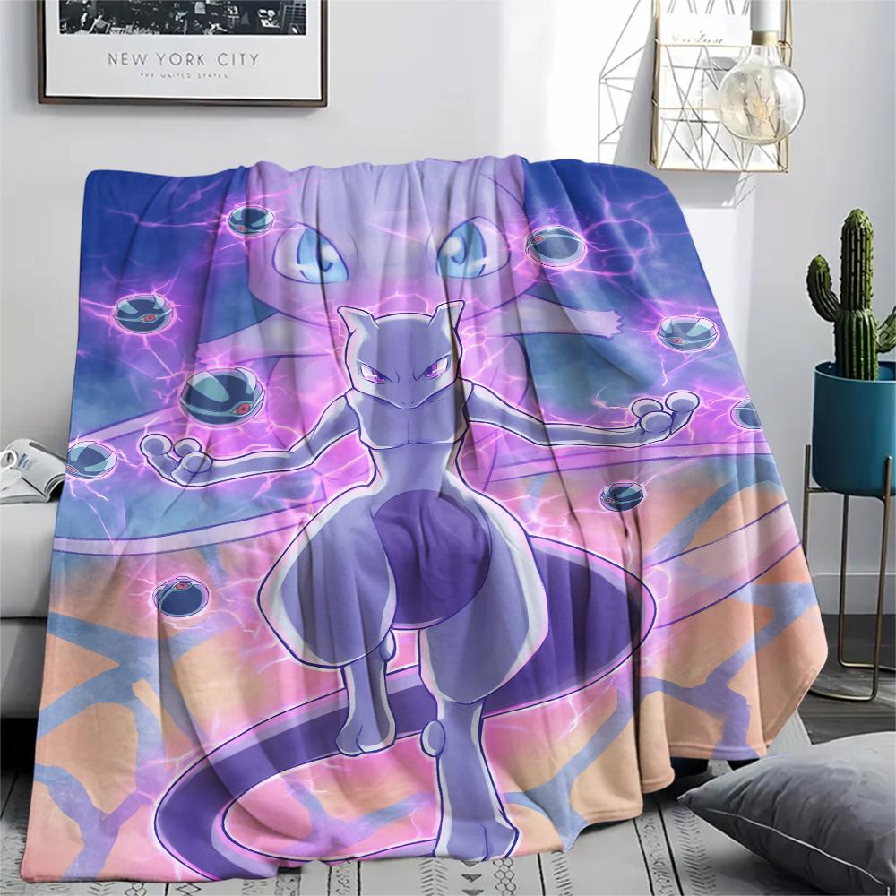 mew pattern Flannel Blanket, High quality Comfortable for All Seasons, Home Decor, Warmth and Comfort, Perfect for Gifts.