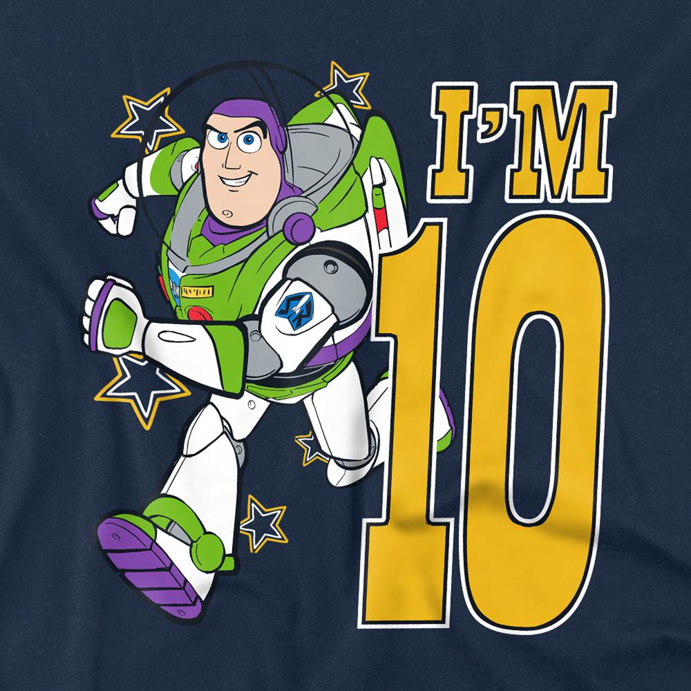 Toy Story Childrens/Kids I´m 10 Buzz Lightyear Birthday Sweatshirt