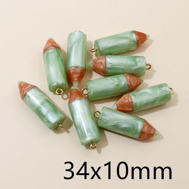 10Pcs Multi-Styles Mix Fruit Animals Dice Cloud Resin Earring Charms Diy Findings Keychain Bracelets Handmade Charms