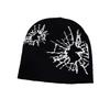 Fashion Beanie Knit With Print Design For Daily Outdoor Cold Use Climate