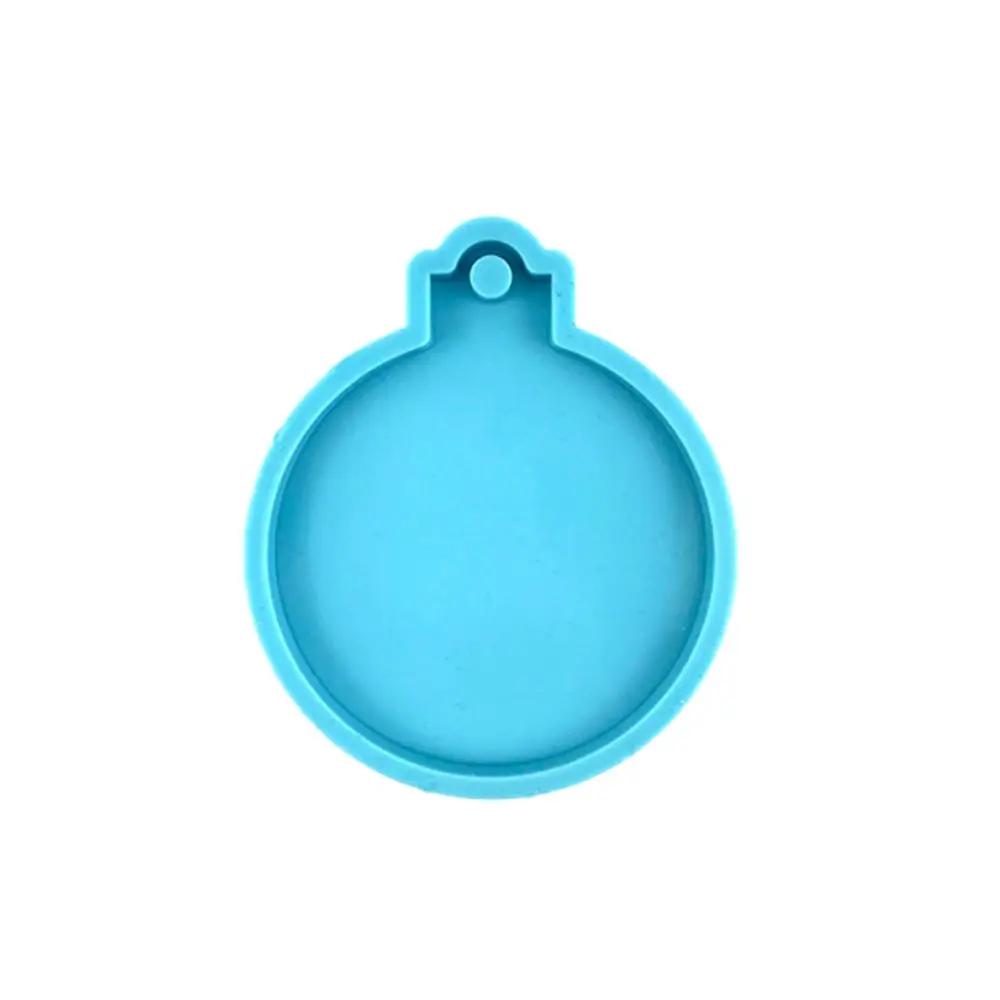 1PC Christmas Silicone Mold for Christmas Tree Hanging Pendant Keychain Jewelry Making Epoxy Resin Mold Christmas Decoration
