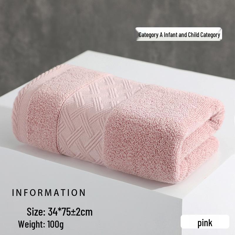 Premium 32-Strand Absorbent Cotton Face and Bath Towel - Pure Xinjiang Cotton