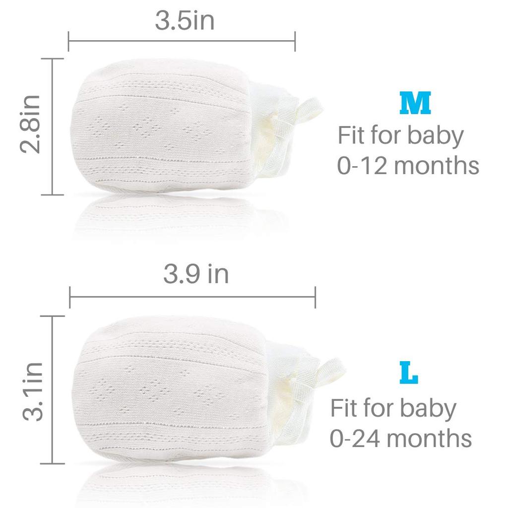 Dziecięce rękawiczki niemowlęce Scratch Baby Baby Newborn Years 3 Pair Set [Kalevel] Mittens, Mesh, Cotton, Protection, Prevention, Clothes, Gift, Gift, 0-1 Old, Popular,