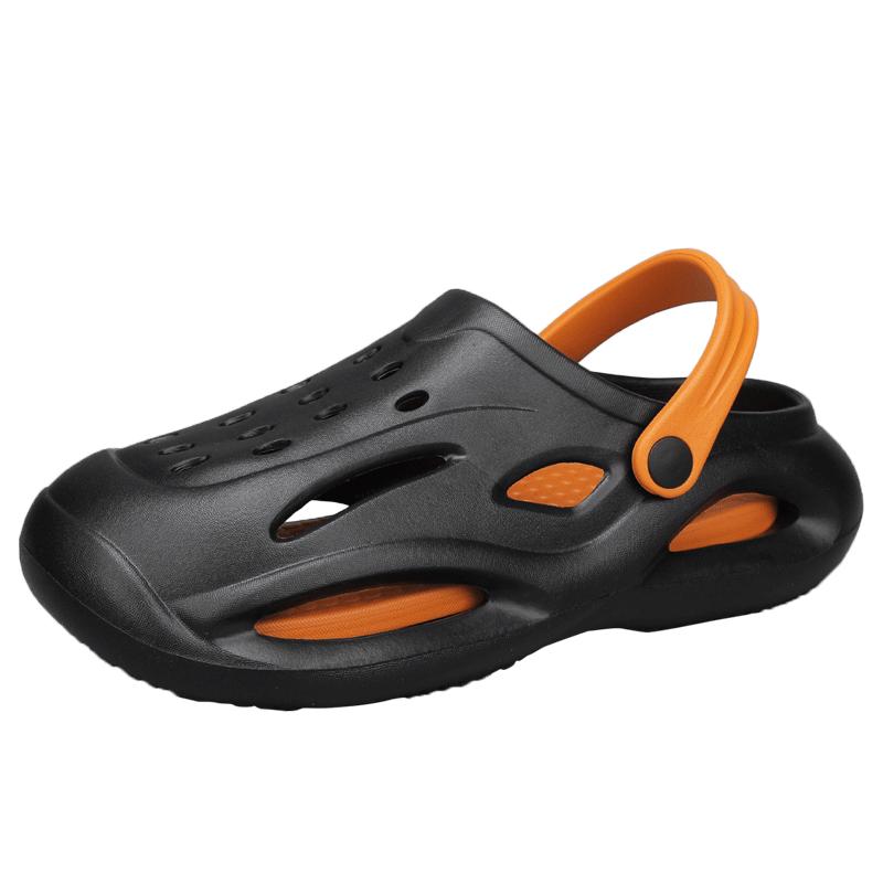 Fashion Men's Flat Summer Beach Casual Sandals Non-slip Bathroom Slippers Soft Sandals Lightweight Comfortable Flip-flops Men's Shoes