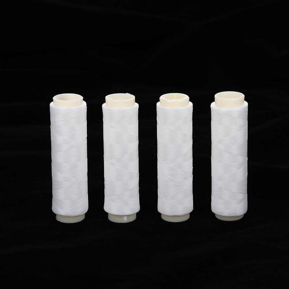4PCS Durable High Tensile Fishing Line 0.15mm Nylon Elastic Fishing Line Bait Thread Hook Securing