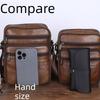 Men's genuine leather shoulder bag messenger bag