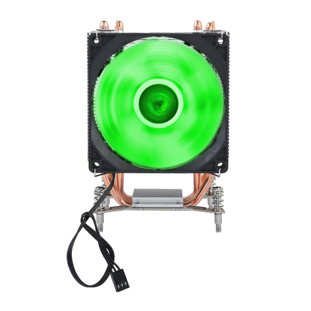 4 Heat Pipe CPU Fan Cooler Heat Sink With Screw (Red Light Small Screw+Backboard)