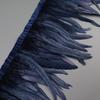25-30cm Rooster Feather Trimming Chicken Feathers Trims Rooster Tail Feather Ribbon Dress Skirt Costume Carnival Decoration
