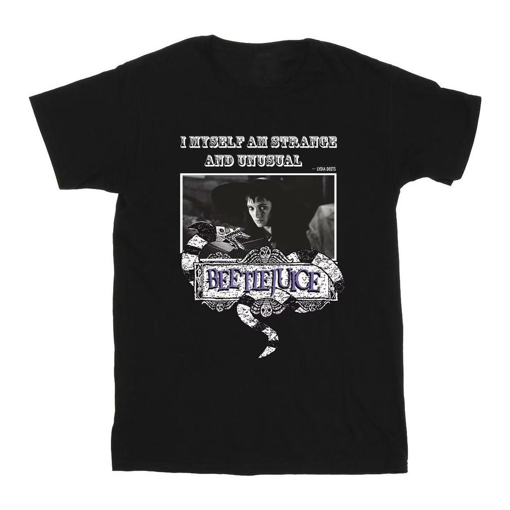 Beetlejuice Mens Strange And Unusual Cotton T-Shirt