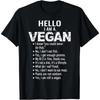 Vegan Power Vegan & Vegetarian Workout T-Shirt Classic Graphic Summer Men T-shirts Magazine Woman Casual Fashion Short-sleev