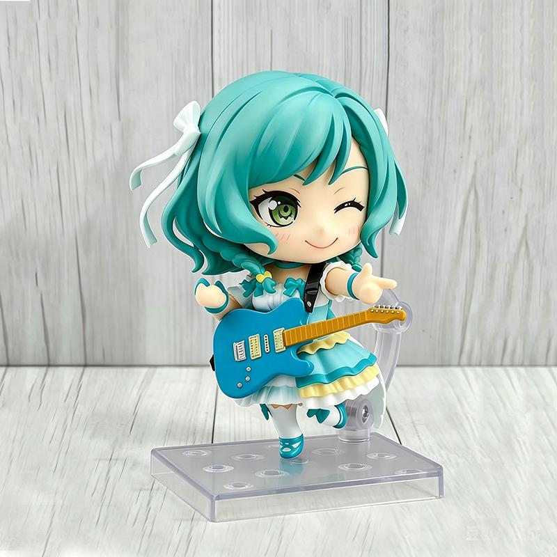 Nendoroid Q Version 1362 Hina Hikawa Girl Band Party Stage Costume Movable Face Swap Anime Figure Desktop Ornament Collectible