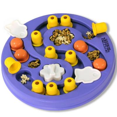 Snippy's Flipping Cap - Nosework Dog Board Game Intelligence Development Snack Puzzle Toy, Purple