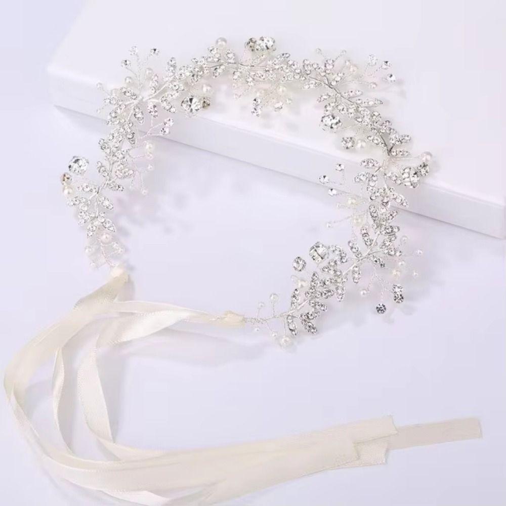 Gold/Silver Wedding Tiara Sparkling Rhinestone Headpiece Bridal Headband  Wedding Party