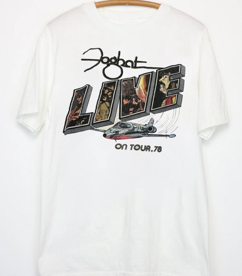 Foghat band ON TOUR Unisex Short Sleeve T-shirt size S-5XL S