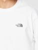 The North Face Long Sleeve Back Square Logo UV Size M Men's Tee, Quick-Drying, Protection, Anti-Static, White,