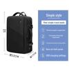 Men's Expandable Waterproof Business Travel Backpack, Large Capacity, Oxford Cloth, for Laptops.