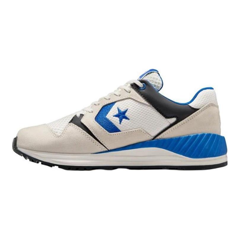 Converse Wave Trainer Vintage Beyaz Mavi Erkek Spor Ayakkabıları Krem Egreti A12836C