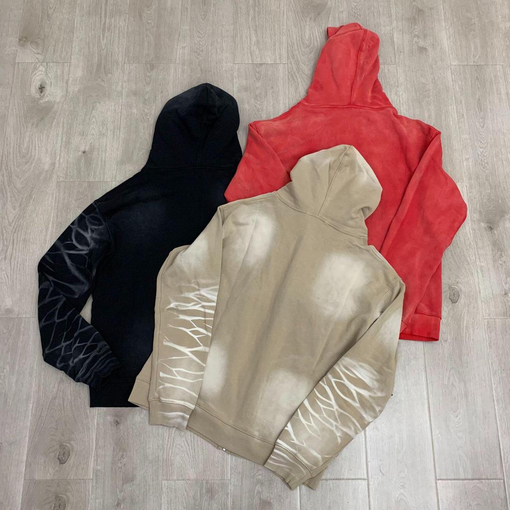 Vale Forever Sand Garden Vyšívaná mikina na zip - Trendy americká značka
