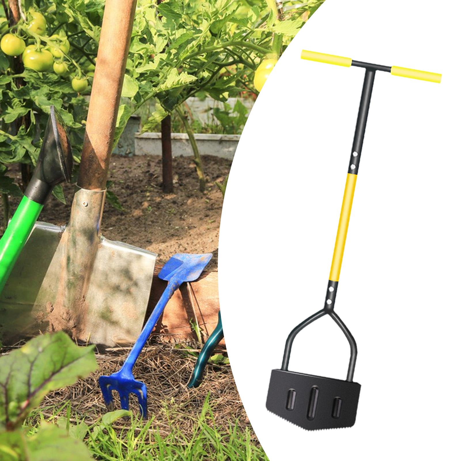 

Lawn Edger Landscaping Edging Tool Sturdy for Garden Beds Wide Foot Platform Manual Edger Manual Lawn Edger with Serration A