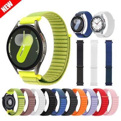 Cinturino in Nylon 22mm 20mm per Samsung Galaxy Watch 6 4 Classic 47/46/43mm Braccialetto Intrecciato Watch FE 7 6 5 4 40mm 44mm / Braccialetto Gear S3