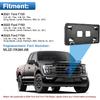 TOP-MAX License Plate Bracket Compatible with 2021-2023 Ford F150 3.3L V6 5.0L V8 Accessories, Front Bumper License Plate Holder Frame Replace for