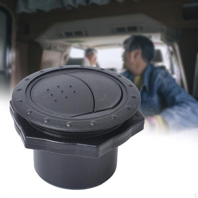 Presa d'aria per cruscotto RV, uscita di ventilazione, diametro esterno 7 cm, connettore per condotto da 4,8 cm, parti di ricambio universali, facili da sostituire.