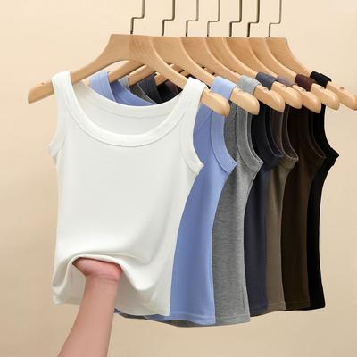 Stylish Vest Elegance Fashion Casual H523 Camisole Undershirt Female Inside Out Wear Sleeveless Bottoming Shirt Summer Threaded Undershirt Slim Top