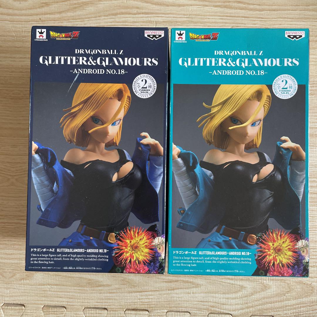 

Used Dragon Ball Android 18 Figures GLITTER&GLAMOURS 2 Piece Set japan