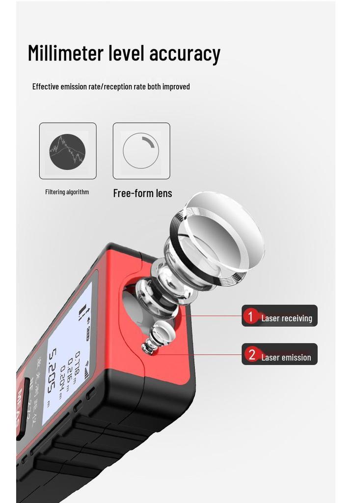 Jingming NF-271 High-Precision Laser Rangefinder Infrared Tape Measure