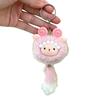 Soft Stuffed Lamb Pendant Long Tail Fluffy Animal Keyring Backpack Pendant  Car Decoration