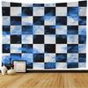Checkered Tapestry Geometric Squares Style Tapestry Traditional Game Board Tapestry Wall Hanging for Bedroom Living Room Dorm
