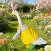 Easter Bunny Porch Goose Outfits For Cement Goose ' Lawn Goose Statue Clothes Bunny Ear Hat Easter Decor