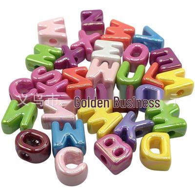 Bunte Acryl-Buchstabenperlen zum Selbermachen von Schmuck