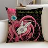 Edgy Mindless Self IndulgenceS Cushion Cover Breathable and Skin Friendly Linen Pillowcase Square Removable and Washable Cushion