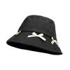 Quick-dry Hiking Fisherman Hat Wide Brim Bow Bucket Cap Fashion Sun Hat  Outdoor