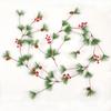 Christmas Pine Needles Rattan Red Fruit Pine Cones Lintel Door Hanging Decorative Rattan Christmas Supplies
