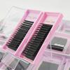 Korean PBT Custom Private Label Mink Individual Lashes Matte Black Lash Trays Volume Classic Cashmere Eyelash Extension