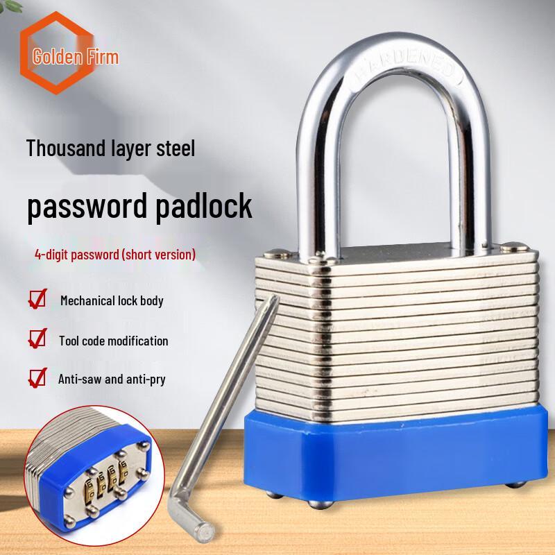 Jingu Lao Waterproof 4-Digit Combination Padlock Padlock