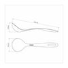 Tramontina Ability Ladle, Gray, Kitchen Tool, Nylon Resin, Heat-Resistant, Dishwasher-Safe, Made in Brazil, 25157/160 TRAMONTINA