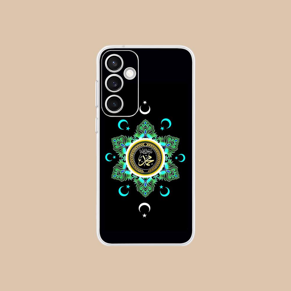 Subhan Allah Mobile Cell Phone Case for Samsung Galaxy S25 S24 S23 S22 S21Plus FE Ultra Clear Colorful Cover Luxury Cover