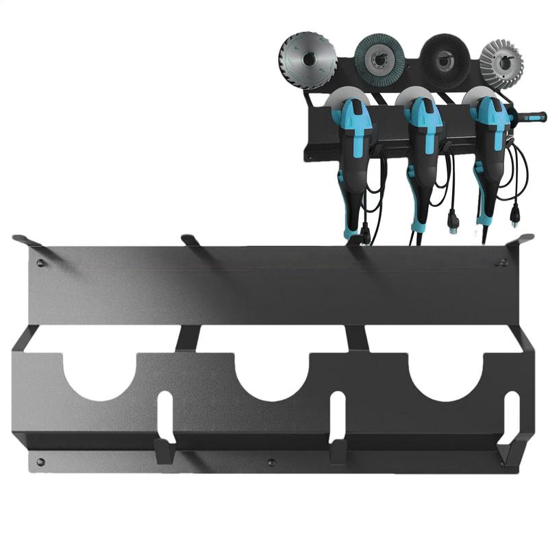 Wall Mount Angle Grinder Holder Angle Grinder Stand Angle Grinder Disc Grinder Cable Storage Rack For Cutting Polishing Machines