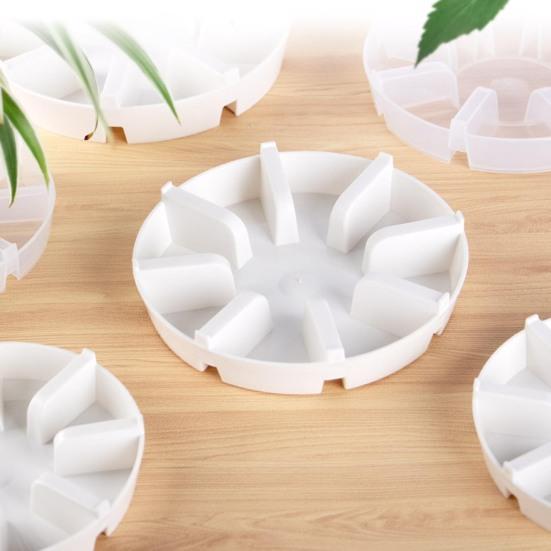 

Піддон для квіткового горщика Хороший дренаж Зволожуючий ефект Легка конструкція Дренажний піддон для рослин Порожниста конструкція Підставка для рослин S чистий