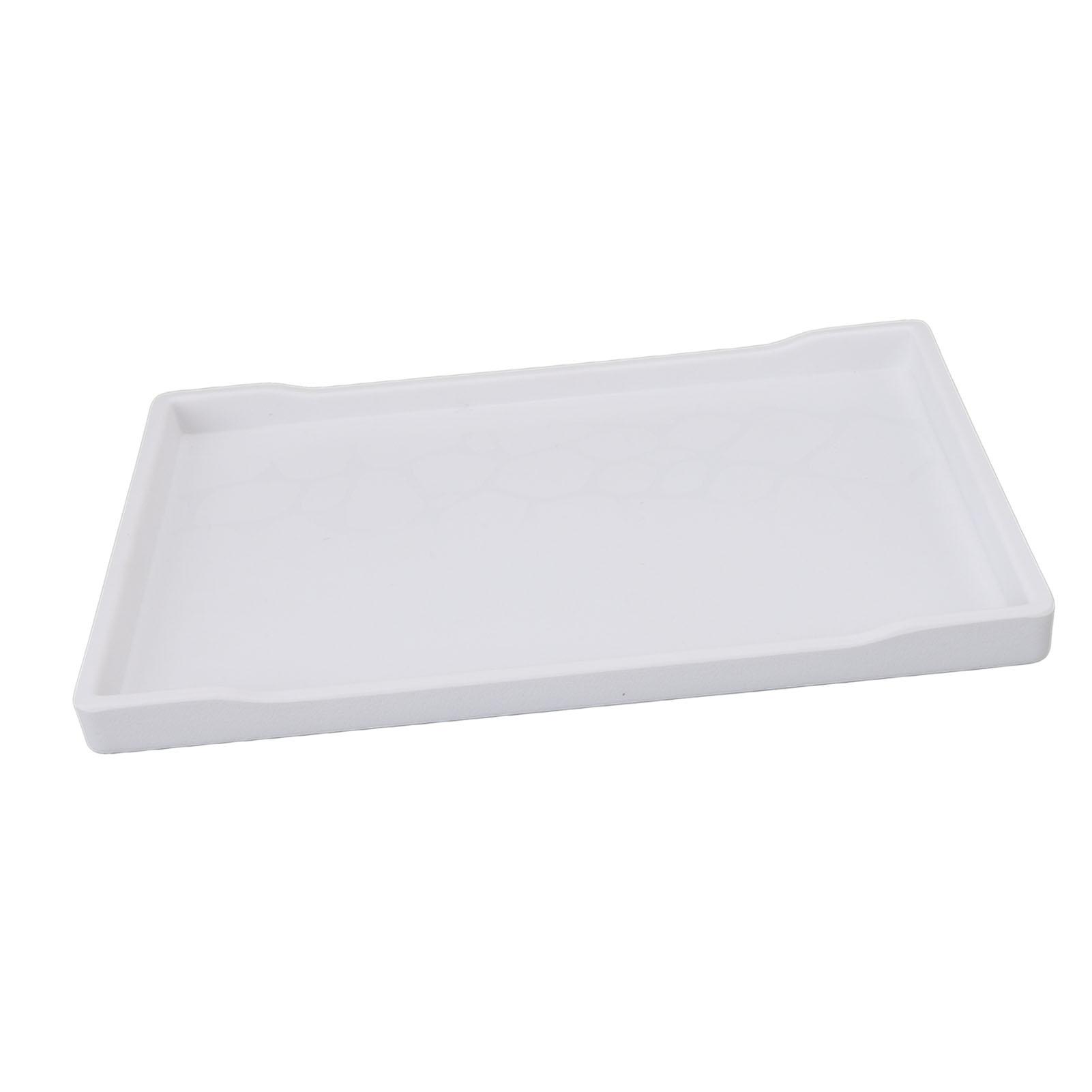 Serving Tray Plastic Anti Slip Rectangular Serving Platter Fast Food Tray for   Appetizer Fruit Snack Dessert